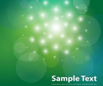 Green Halo Background Vector