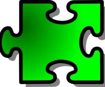 녹색 퍼즐 조각 클립 아트