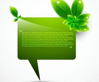 Зеленый лист формы границы вектор