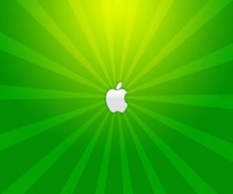 Mac สีเขียววอลล์เปเปอร์แอปเปิ้ลคอมพิวเตอร์