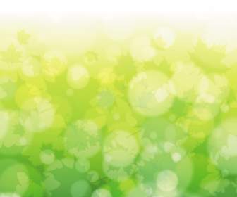 緑の自然のぼかしの背景のベクトル