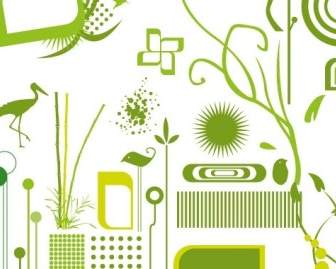 Green Objects Free Vectors