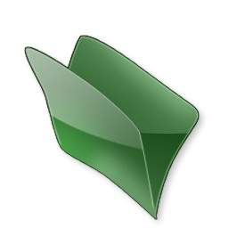 green open folder