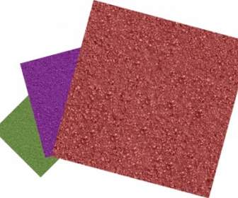 綠色的紫色和紅色 Sandpapers