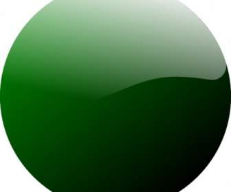 الأخضر رمز جولة قصاصة فنية