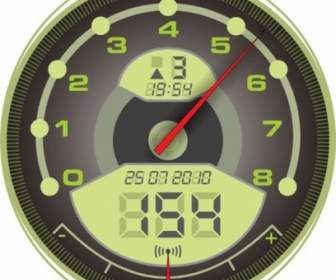 Green Speedometer
