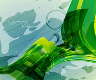 Green Textured Background Vector