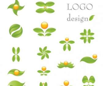 綠色主題 Logo 向量範本