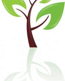 Green Tree Design Element
