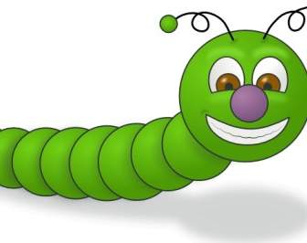 Green Worm Clip Art