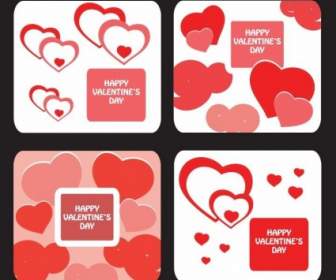 шаблоны поздравительных открыток для день Валентина