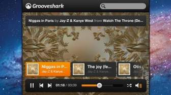 Grooveshark Mini Music Player