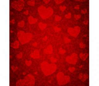 Grunge Background With Hearts