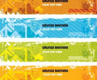 Banners De Grunge