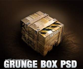 Grunge Box Psd