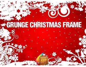 Grunge Christmas Frame