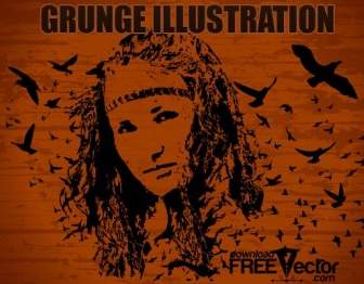 Ilustración De Grunge