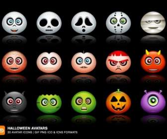 Halloween Avatare Icons Icons Pack