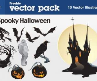 éléments De Halloween Vector