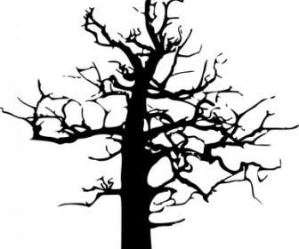 Grande árvore Morta De Halloween