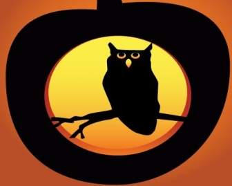 Labu Halloween Owl
