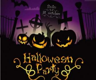 Poster Di Halloween Bello Sfondo Vettoriale