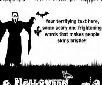 Carte Postale Scary Halloween