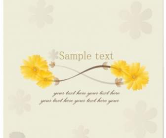 Halo Flowers Background Vector