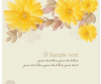Halo Flowers Background Vector
