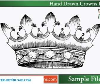 Coroas Desenhadas A Mão