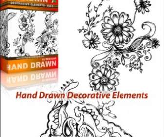 Elementi Decorativi Disegnati A Mano
