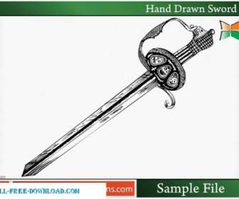 Espada Desenhada De Mão