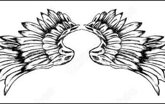 Hand Drawn Wings Free Vector And Photoshop Brush