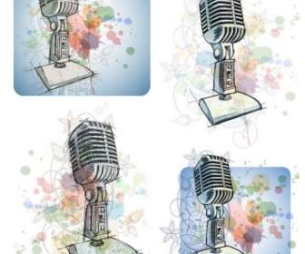 Hand Microphone Vector