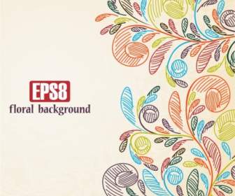 Hand Painted Background Pattern Vector