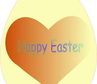 Happy Easter Herz ClipArt