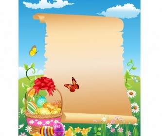 Happy Easter Scroll