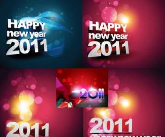 Happy New Year Background Vector