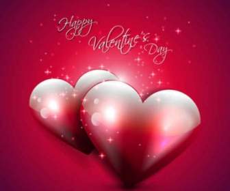 Happy Valentine S Day Rote Hintergrund