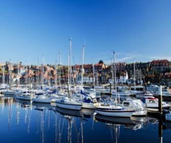Harbor In Whitby
