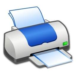 Impresora De Hardware Azul