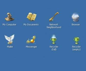 Harry Potter Et Le Windows Xp Pack D'emoticones