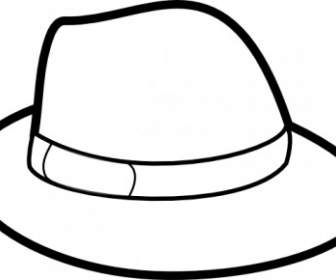 Hat Outline Clip Art