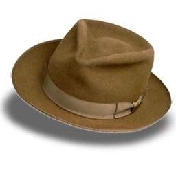 帽子麂皮絨禮帽
