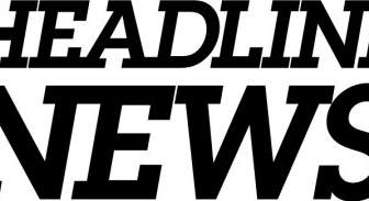 Schlagzeile Nachrichten Logo