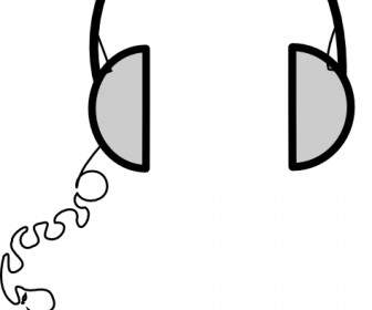Headphone Sederhana Clip Art