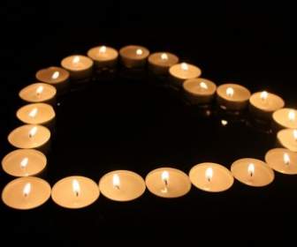 Candele Cuore Amore