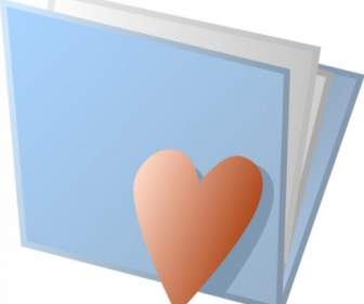 Jantung Folder Clip Art