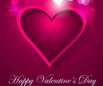 Tarjeta Del Día De San Valentín De Corazón