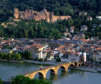 Heidelberg-Tapete-Deutschland-Welt